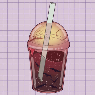 Boo!ble Tea: Tainted Taro